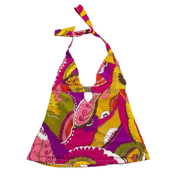 Trina Turk Vibrant Halter Swim Top - Picture 11 of 11